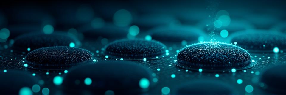 Abstract depiction of digital cookies and data streams, representing online privacy and data tracking.